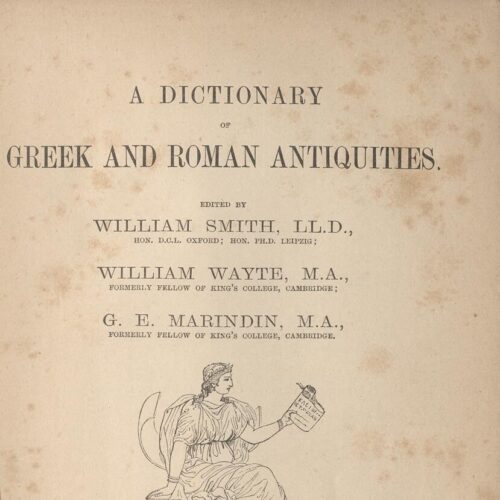 24,5 x 16 εκ. 4 σ. χ.α. + X σ. + 1053 σ. + 5 σ. χ.α. + 1 ένθετο, όπου στο verso του εξωφύλλ�